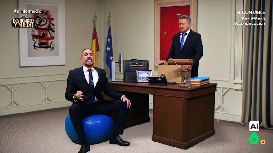 'Dos hombres y miedo', la sitcom de 'El Intermedio' con Feijóo y Abascal