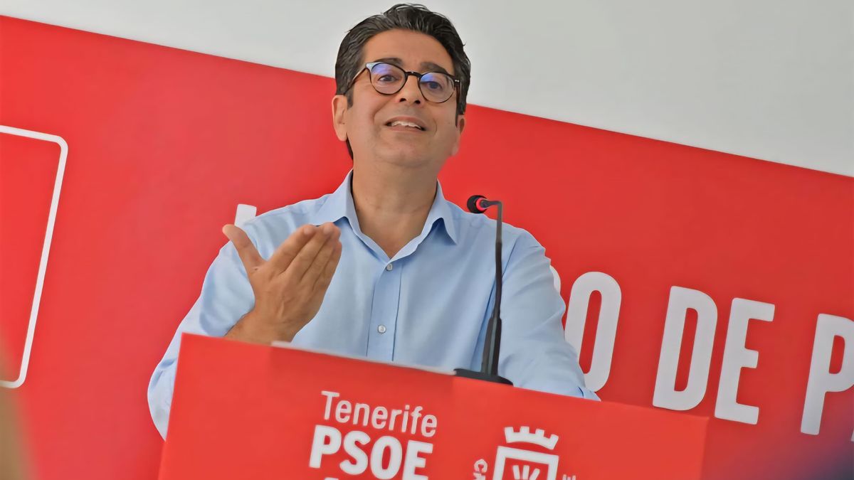 Pedro Martín, presidente del Grupo Socialista en el Cabildo de Tenerife.