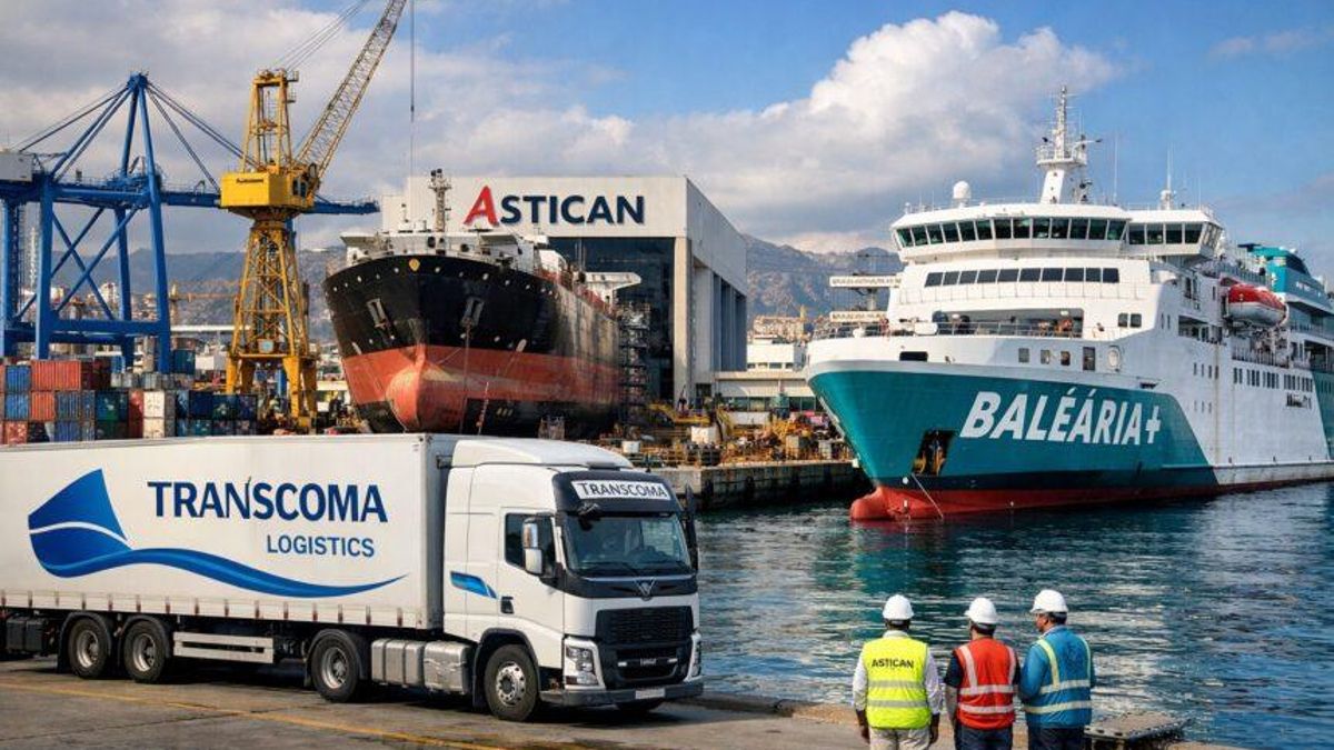Transcoma, Astican y Baleària lideran el ranking de las mejores empresas del sector marítimo-portuario en 2025 de Infopuertos