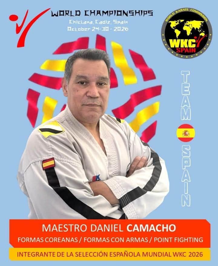 El palmero Daniel Camacho participa en el Campeonato del Mundo de Kárate (WKC).