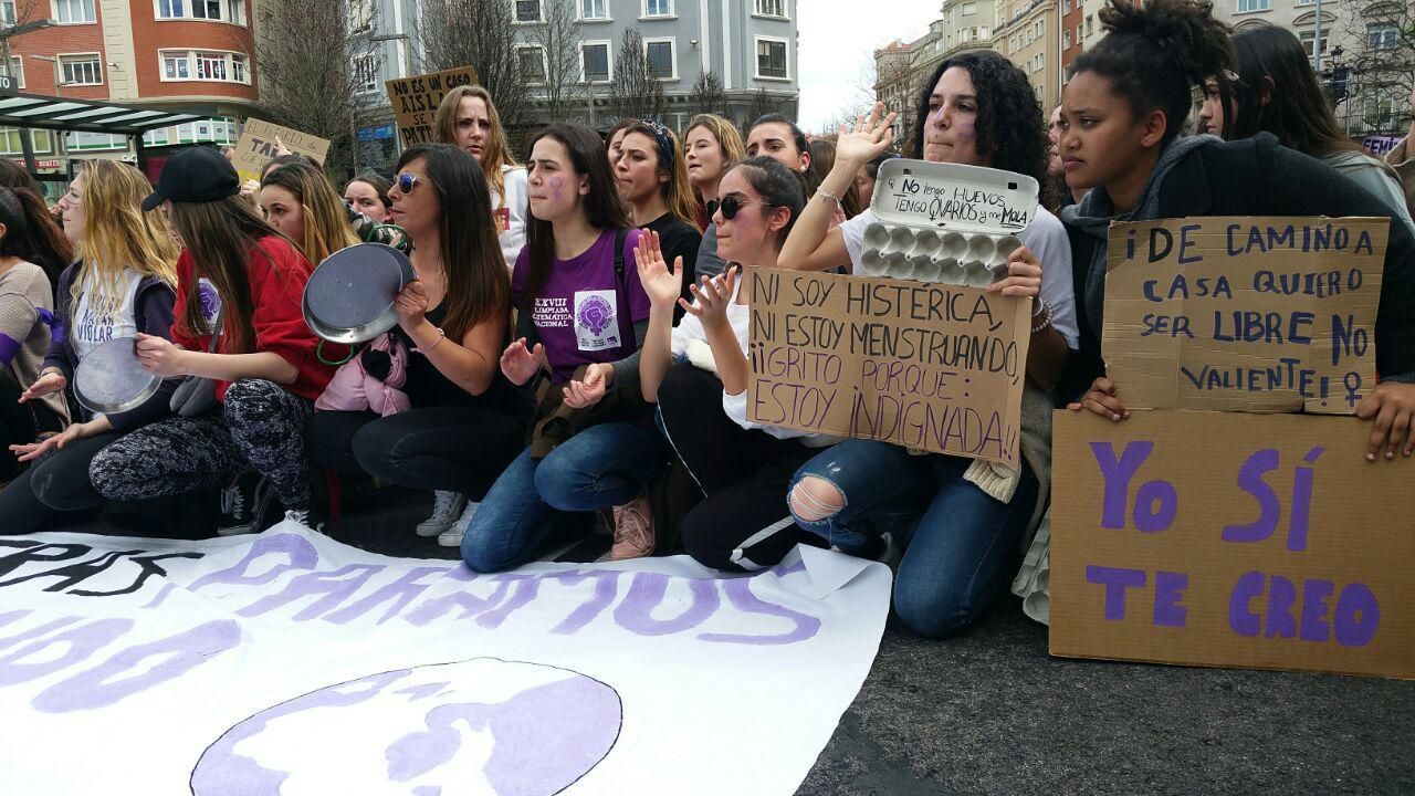 "Yo sí te creo" ha sido uno de los lemas más repetidos en la reivindicación del 8 de marzo. | LARO GARCÍA