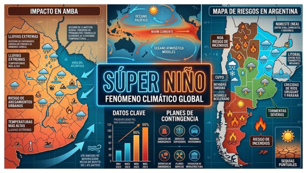 Especialistas advierten sobre fenómenos climáticos en los próximos meses.
