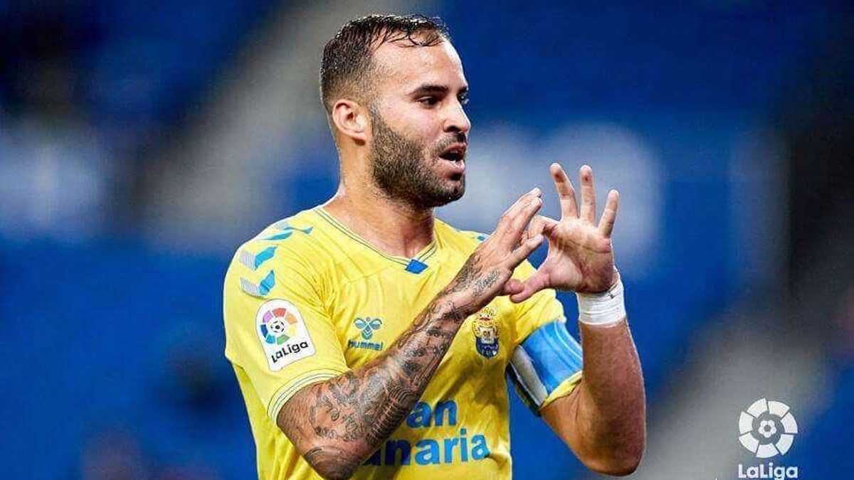 Jesé durante su segunda etapa en Las Palmas