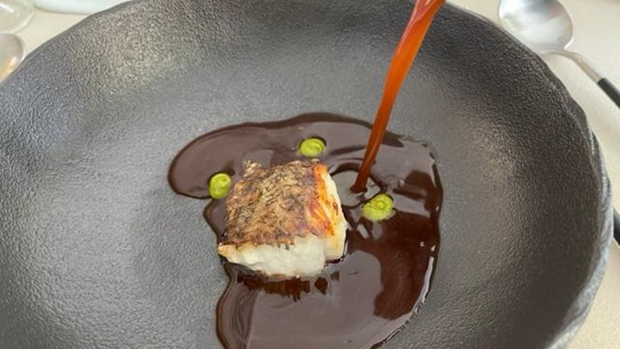 Cherne con caldo corto