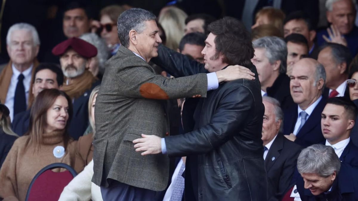 Jorge Macri, jefe de Gobierno de la Ciudad de Buenos Aires con Javier Milei.