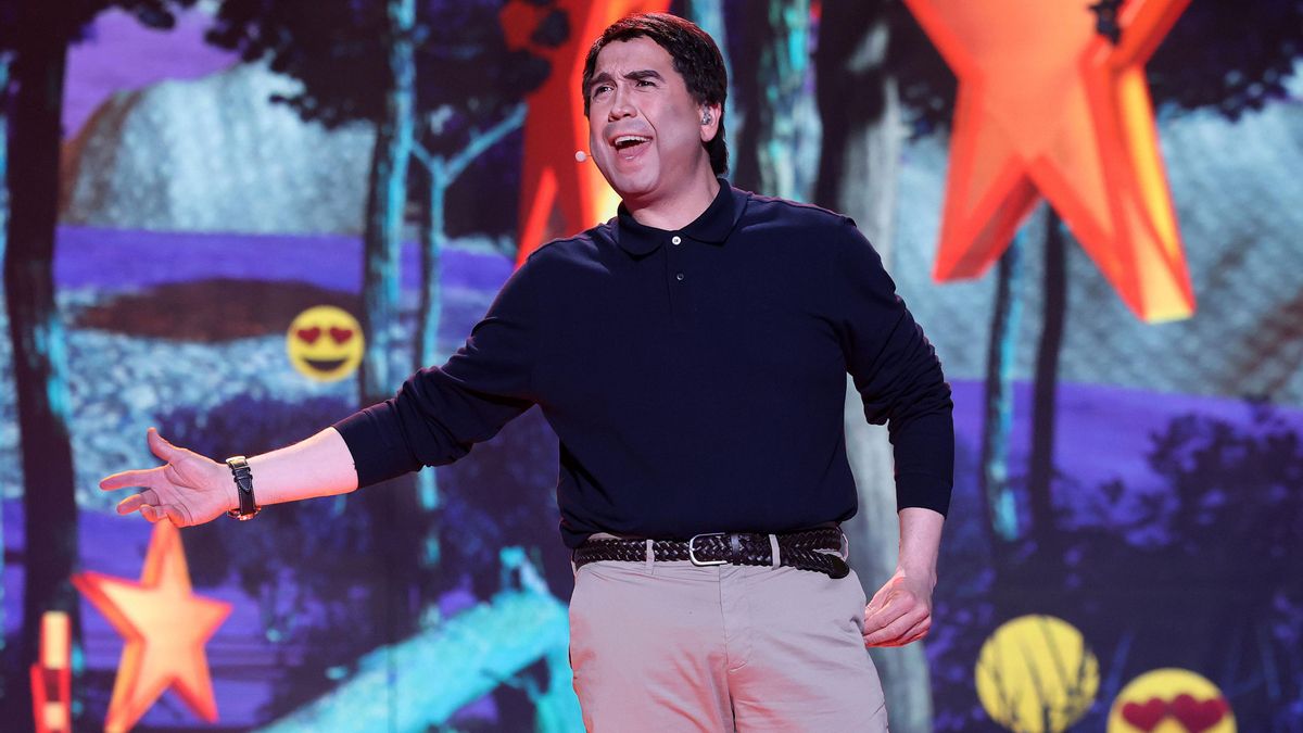Aníbal Gómez, en la gala 9 de 'Tu cara me suena 13'