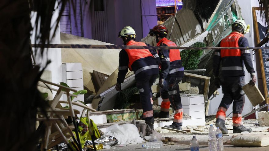La terraza del local derrumbado en la Playa de Palma donde murieron cuatro personas era ilegal