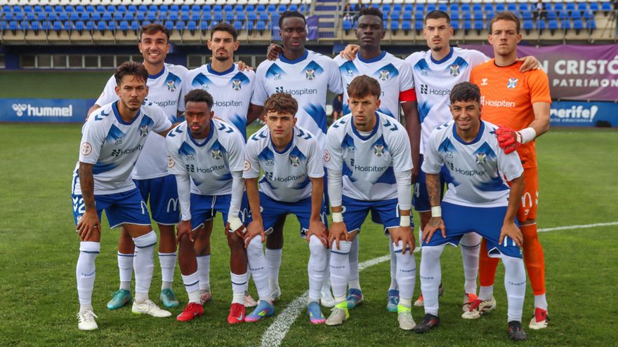 El Tenerife B cierra el curso ante el Rayo Majadahonda