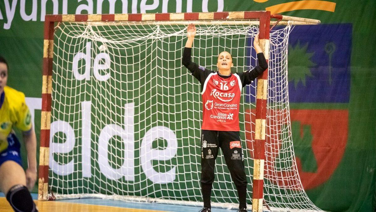 Silvia Navarro, portera del Rocasa