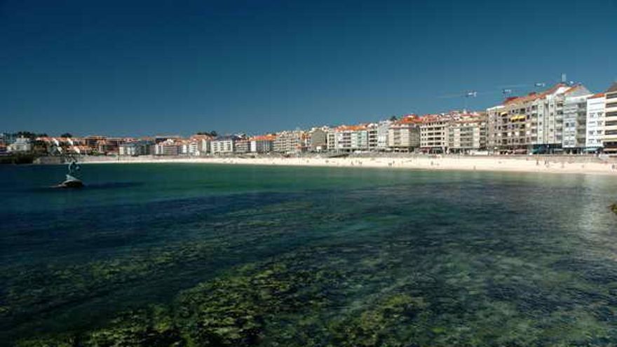 Vista de Sanxenxo (Pontevedra)