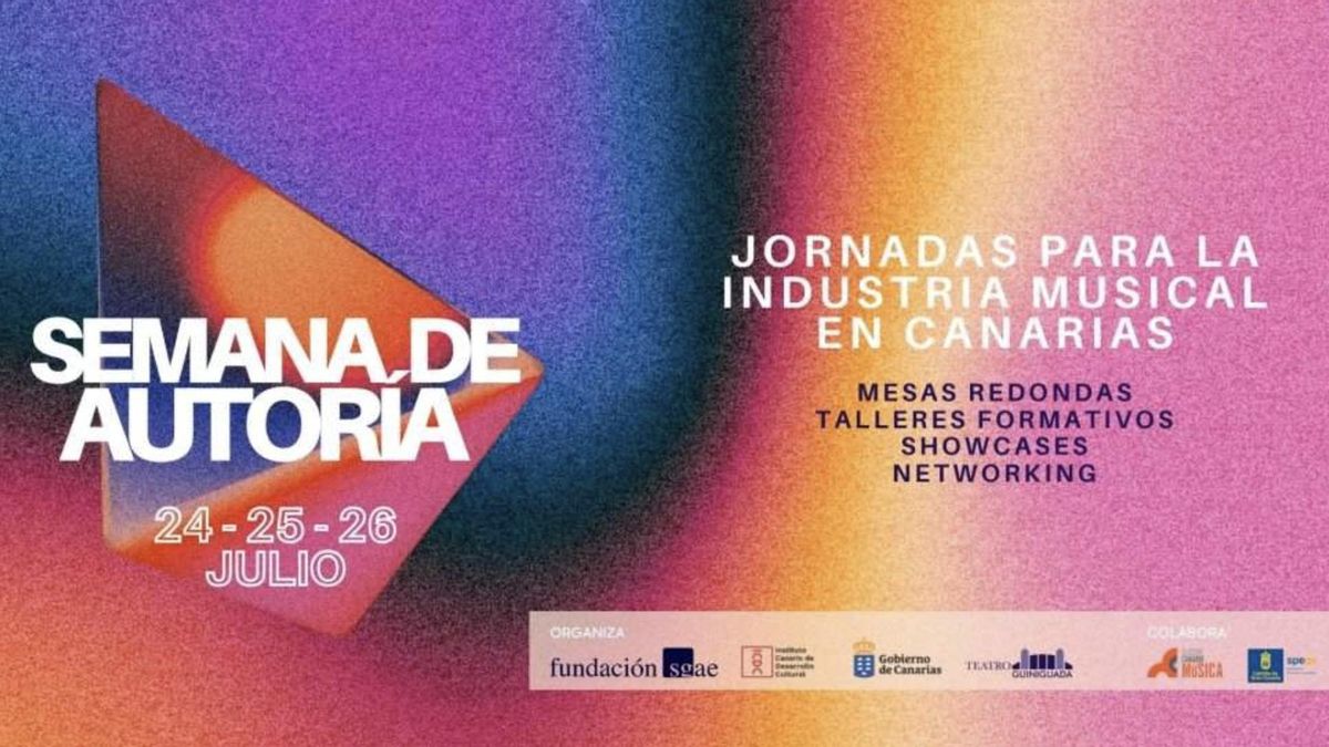 Cartel de la Semana de Autoría.