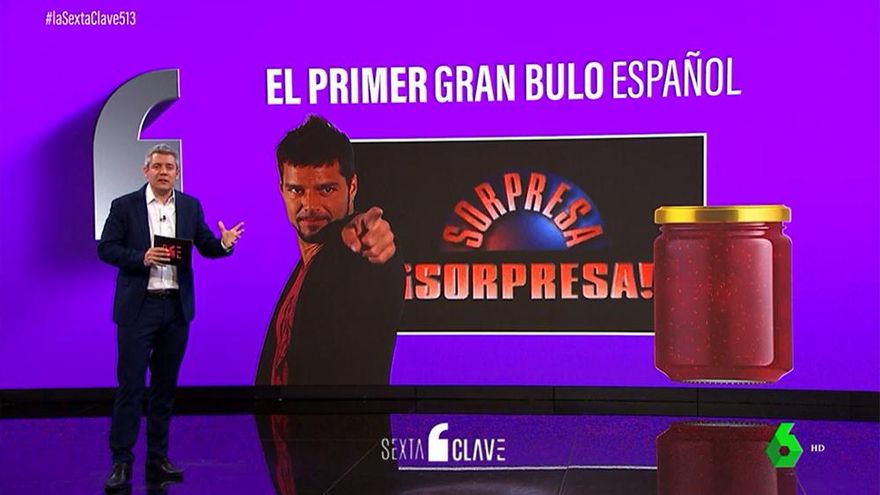 laSexta recuerda cómo ocurrió el bulo de Ricky Martin, un bote de mermelada y 'Sorpresa, sorpresa' hace ya 24 años