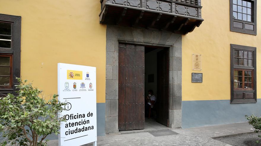Oficina de atención ciudadana en Los Llanos de Aridane. (ALEJANDRO RAMOS)