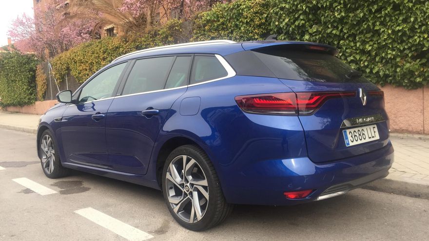 El volumen de maletero de este Mégane Sport Tourer se reduce a 389 litros.