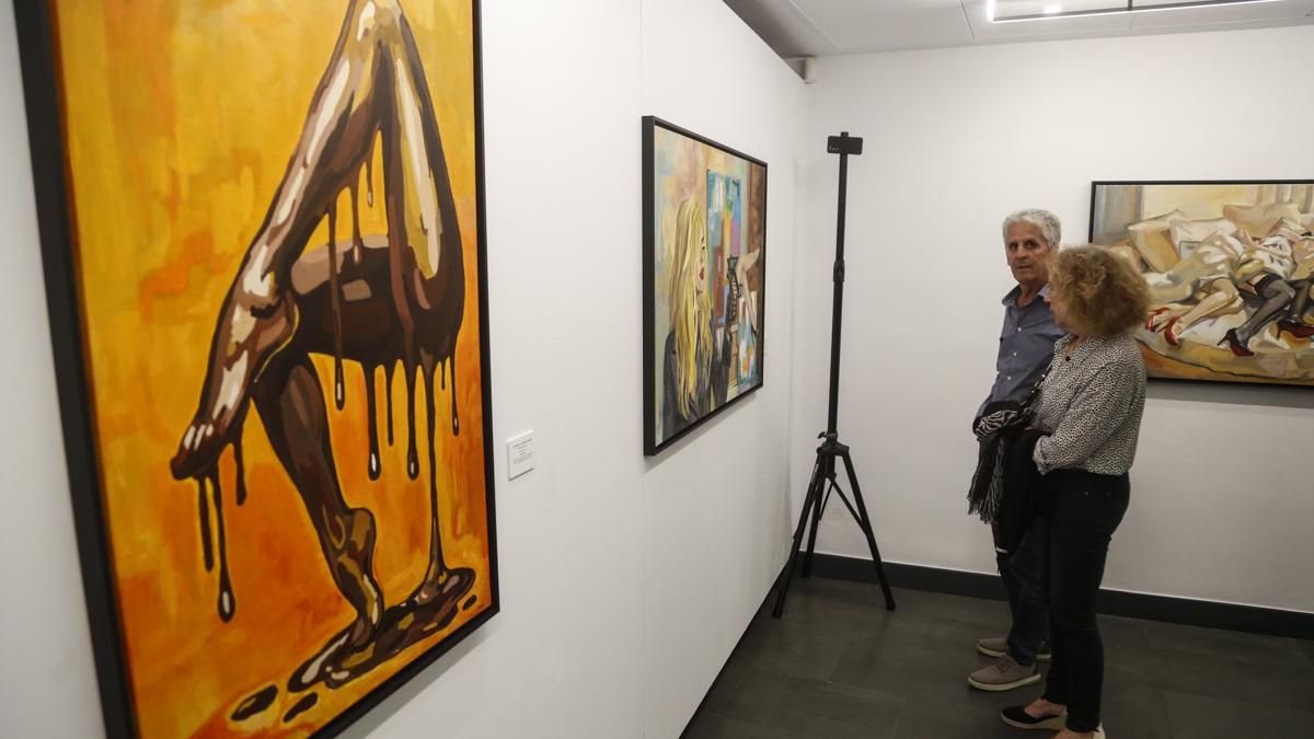 Inauguración de la exposición 'Los pasos del Pecado' de Mercedes Daza