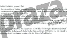 La UE ratifica que la investigación de Fomento sobre el accidente del Alvia no fue independiente