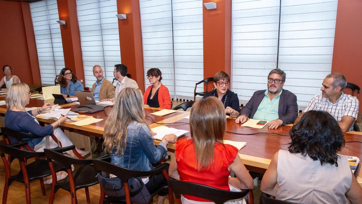 El consejero de Educación, Formación Profesional y Universidades, Sergio Silva, en la reunión del Observatorio de la Convivencia.