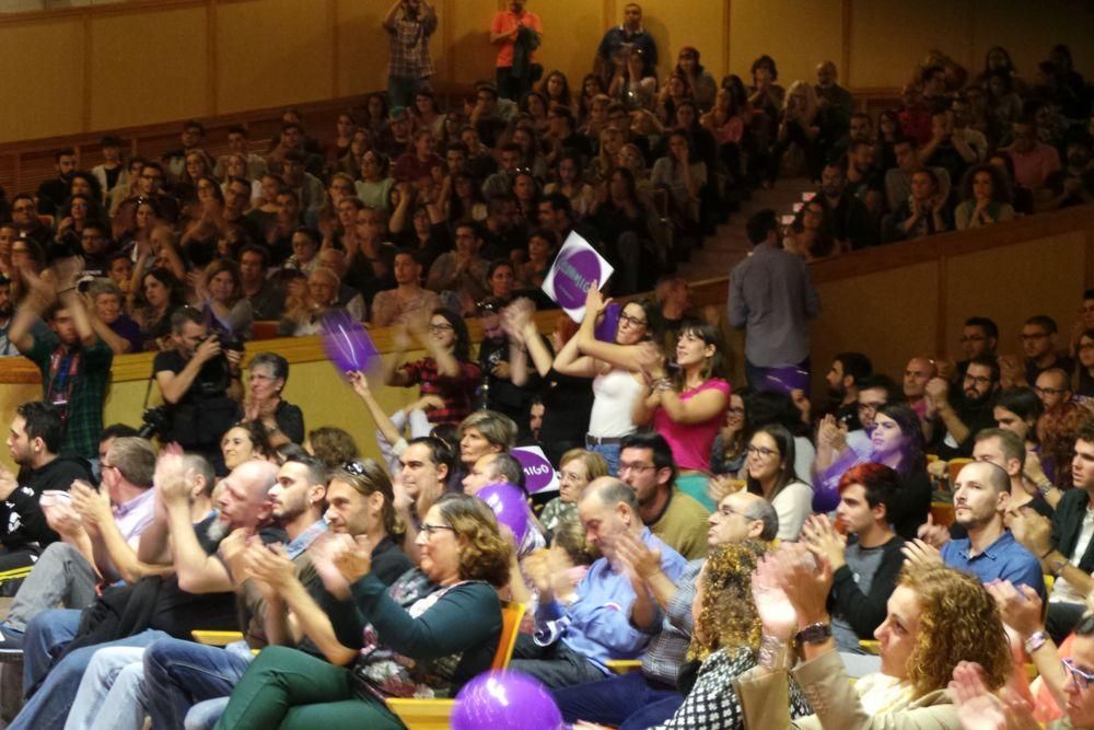 Acto de campaña de Podemos en Tenerife. (Foto: Moisés Pérez).