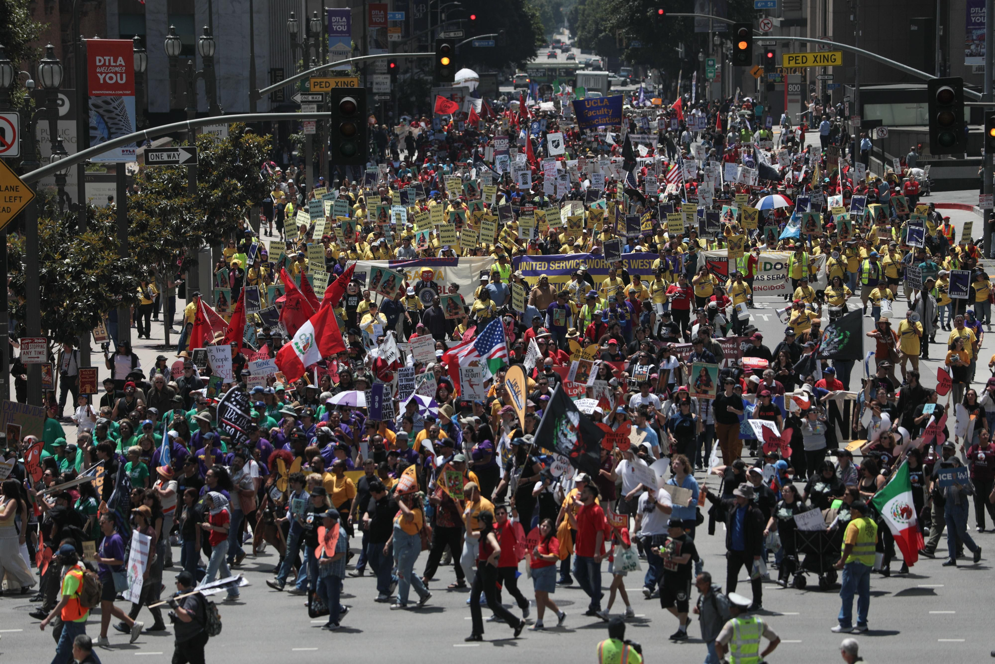 Primero de Mayo en Los Ángeles, el 1 de mayo de 2026.