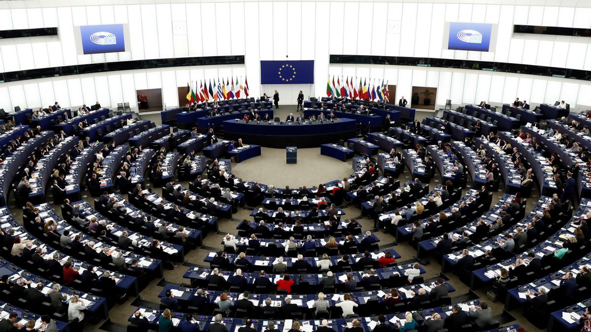 Vista general de una sesión plenaria del Parlamento Europeo en una imagen de archivo. EFE/Mariscal