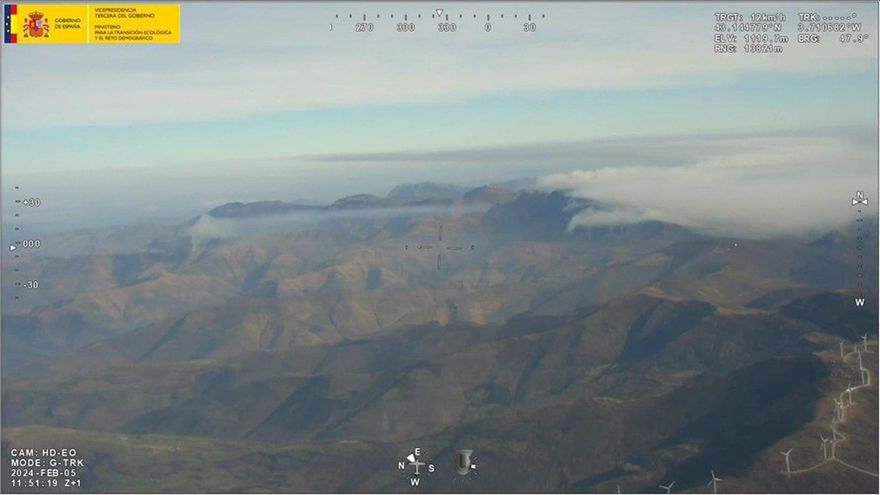 El incendio de Espinosa de los Monteros, Burgos, sigue en nivel 1