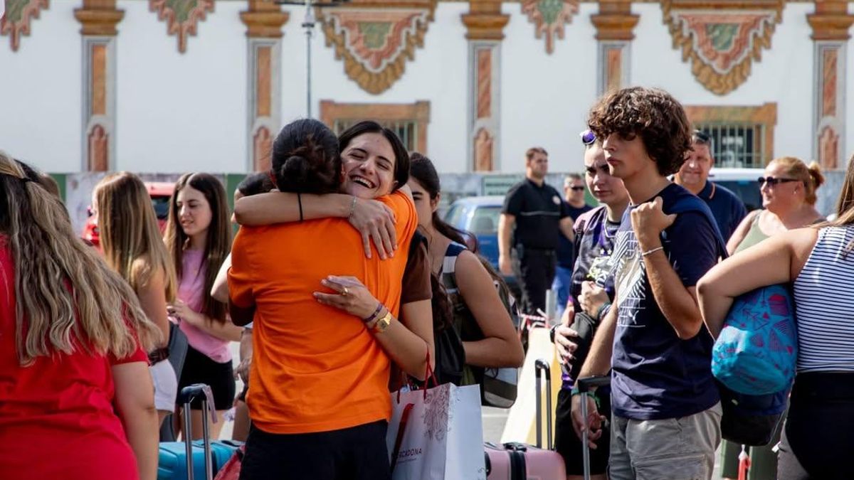 Jóvenes participantes.