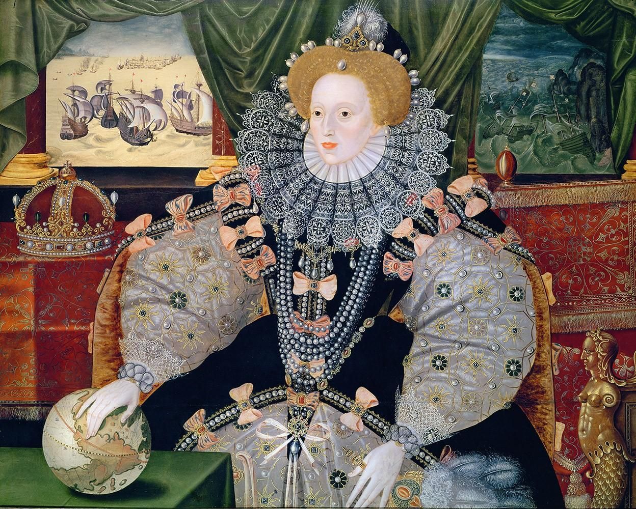 Retrato de Isabel I de Inglaterra, conocida como la reina virgen