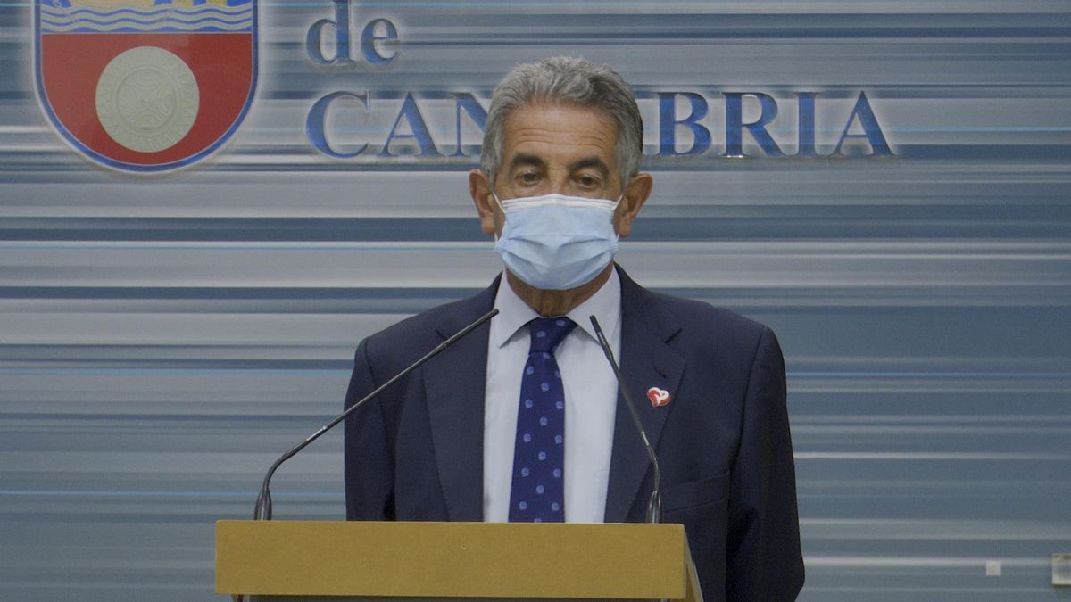 El presidente de Cantabria, Miguel Ángel Revilla.