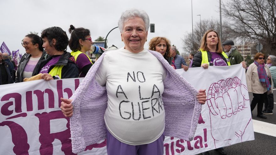 La manifestación del 8M, en imágenes