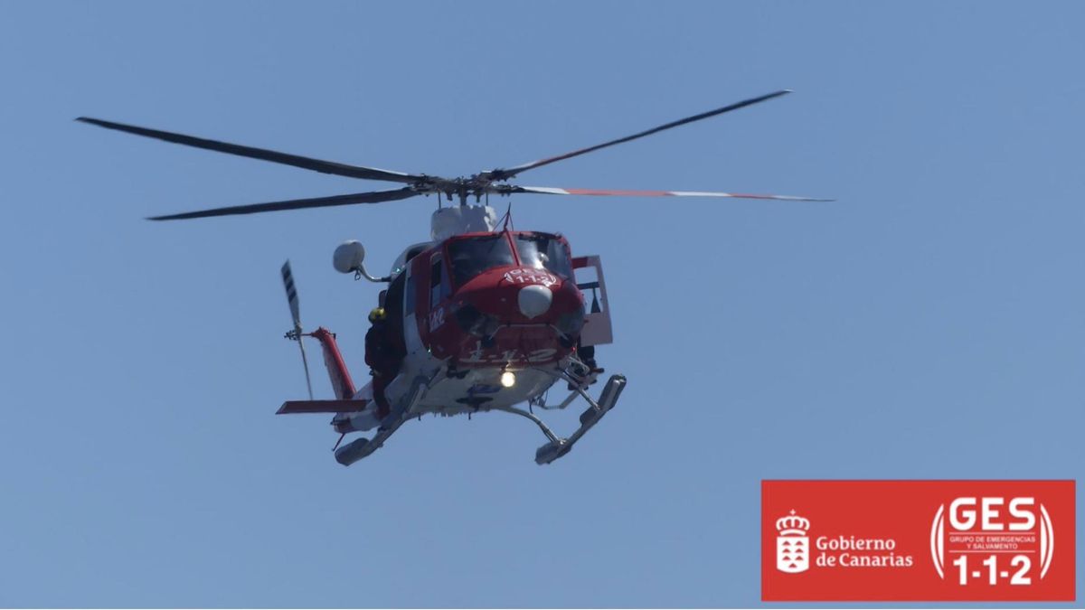 Imagen de archivo de un helicóptero del GES