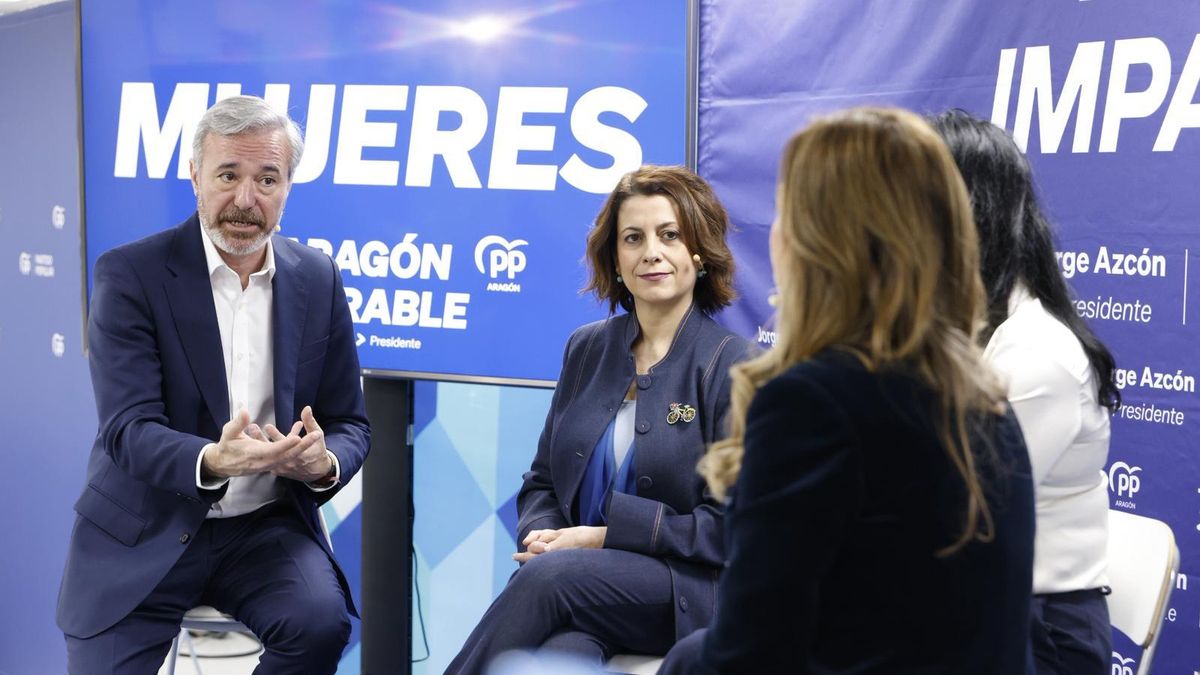 Azcón elude pronunciarse sobre el caso del PP de Móstoles mientras arremete contra Alegría por Salazar