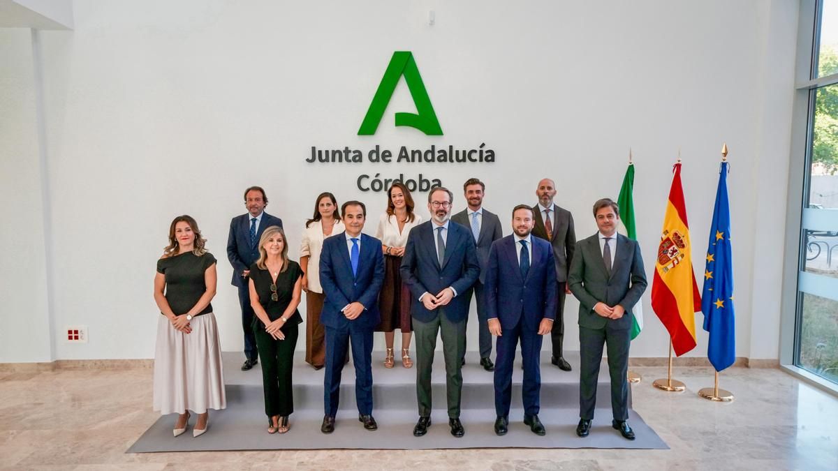 Primera reunión de coordinación del nuevo equipo de delegados territoriales de la Junta de Andalucía en Córdoba