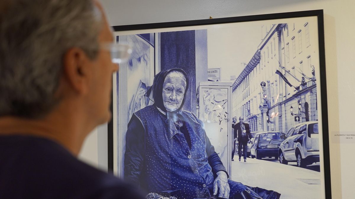 El realismo 'bic' de Pepe Lozano en el Colegio de Abogados