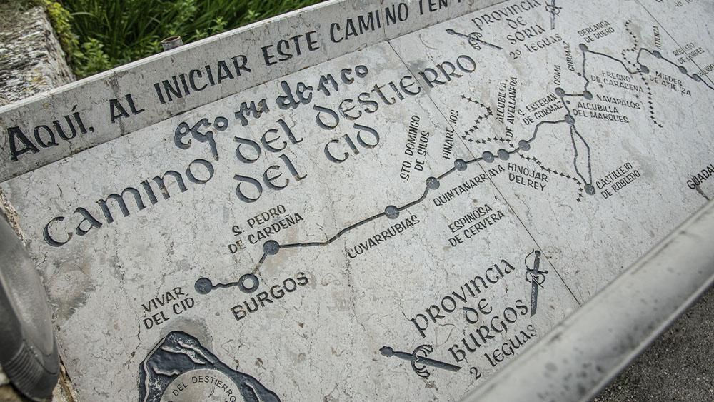 Ruta del Camino del Cid.