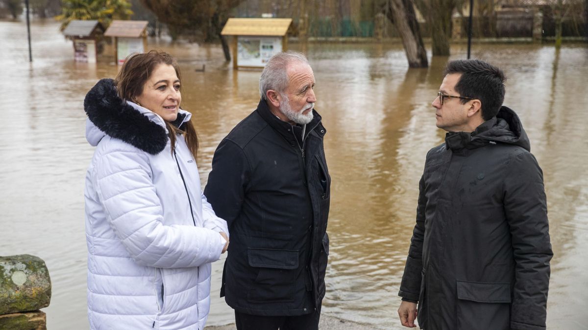 El PP de Soria exige responsabilidades a la CHD por las inundaciones en Garray derivadas de las borrascas
