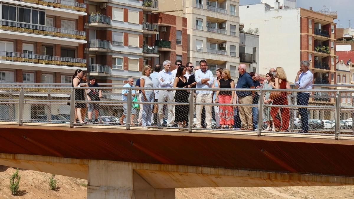 Paiporta reabre la Pasarela del carrer Convent con una estructura hídrica más resistente y segura ante futuras inundaciones