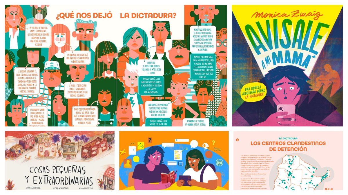 A 50 años del golpe, varias editoriales argentinas publicaron libros dedicados al público infantil y juvenil que buscan dar cuenta de lo que ocurrió en la dictadura.