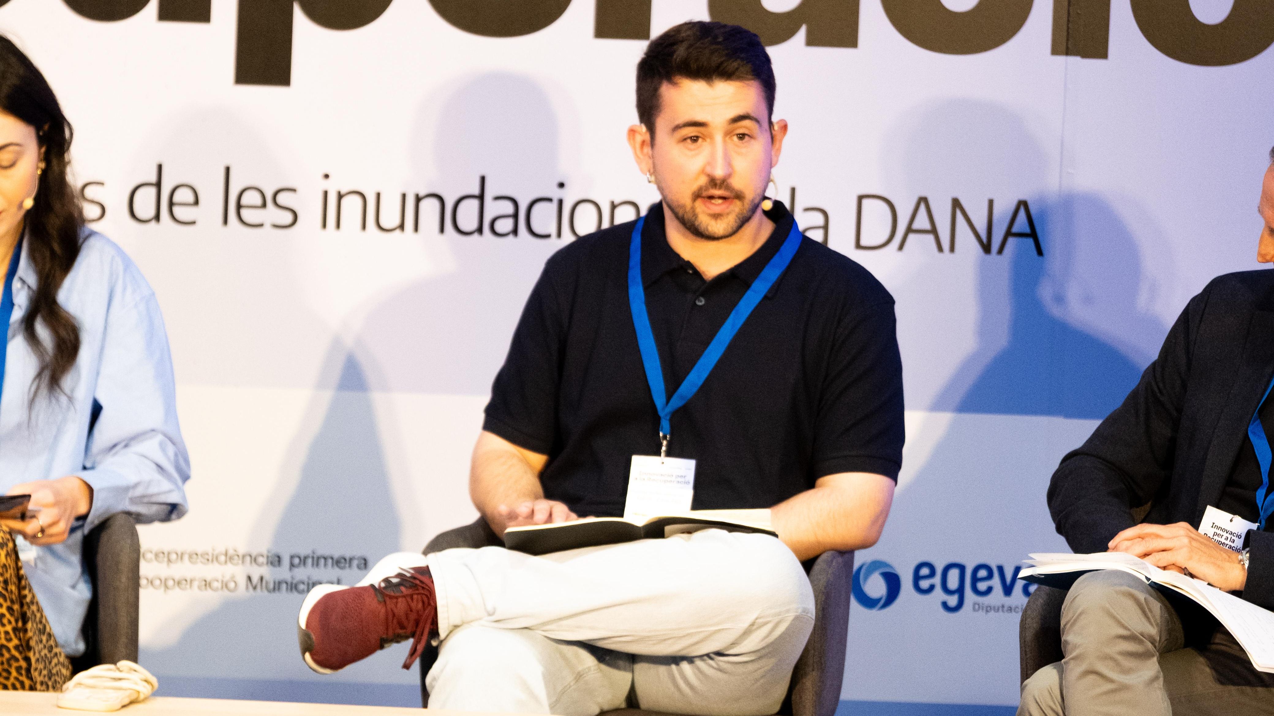 Borja Ramírez, portavoz de los Comités Locales de Emergencia y Reconstrucción.