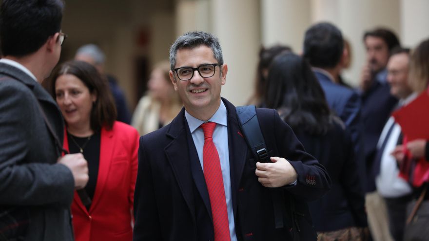 El ministro de la Presidencia, Relaciones con las Cortes y Memoria Democrática, Félix Bolaños.