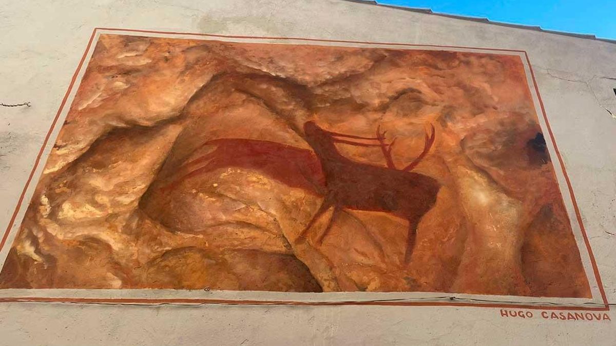 Una de las pinturas recreadas por Hugo Casanova