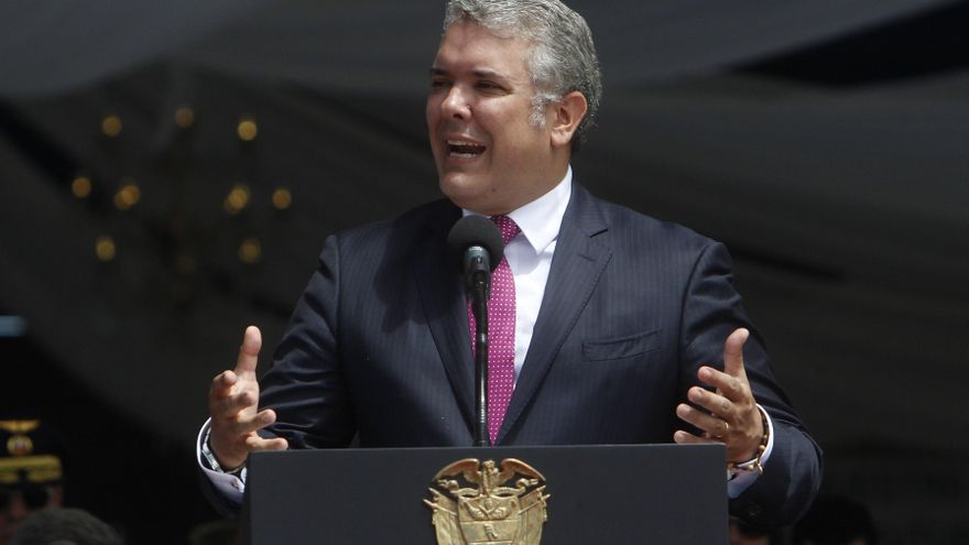 El presidente de Colombia, Iván Duque. 
