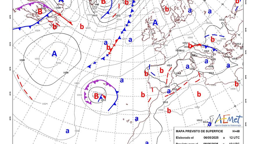 Este jueves, lluvias generalizadas, con tormenta en el tercio este, mesetas y Galicia