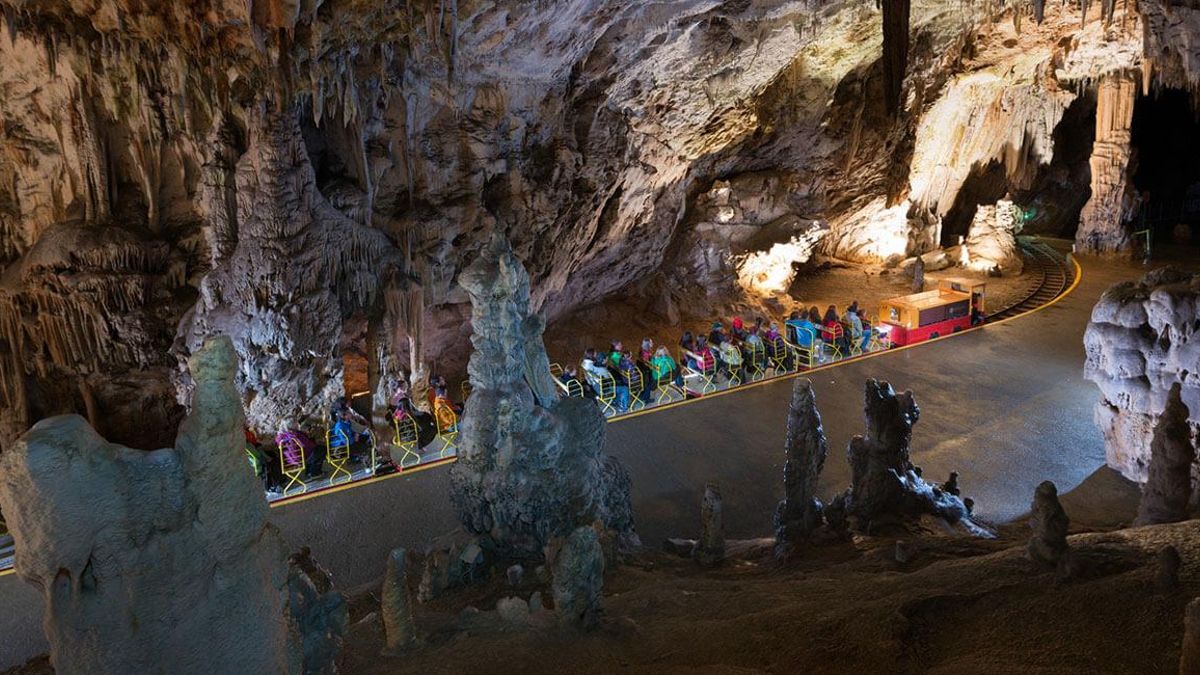 Las cuevas de Postojna, en Eslovenia.