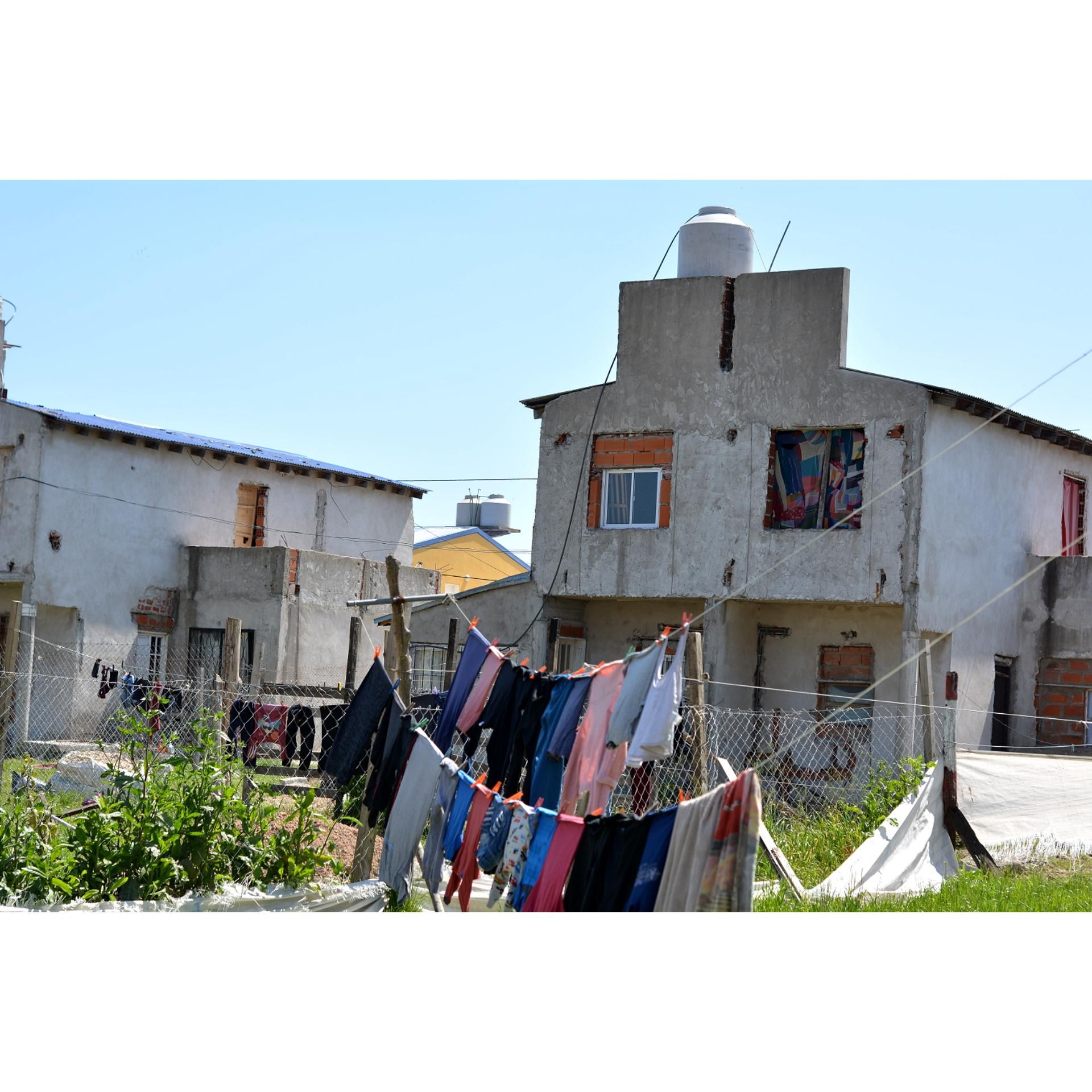 El barrio Los Ceibos, en González Catán.