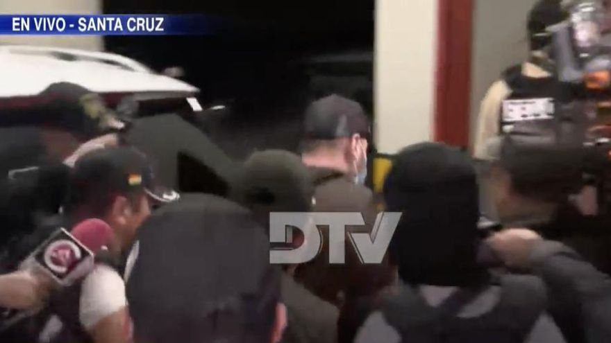 Cerimedo al llegar este viernes a la audiencia judicial.