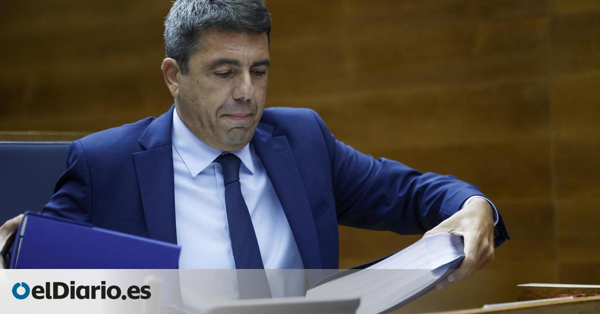Las mentiras de Mazón en su primera entrevista en 11 meses: de las 30 gotas frías a las multas por limpiar barrancos