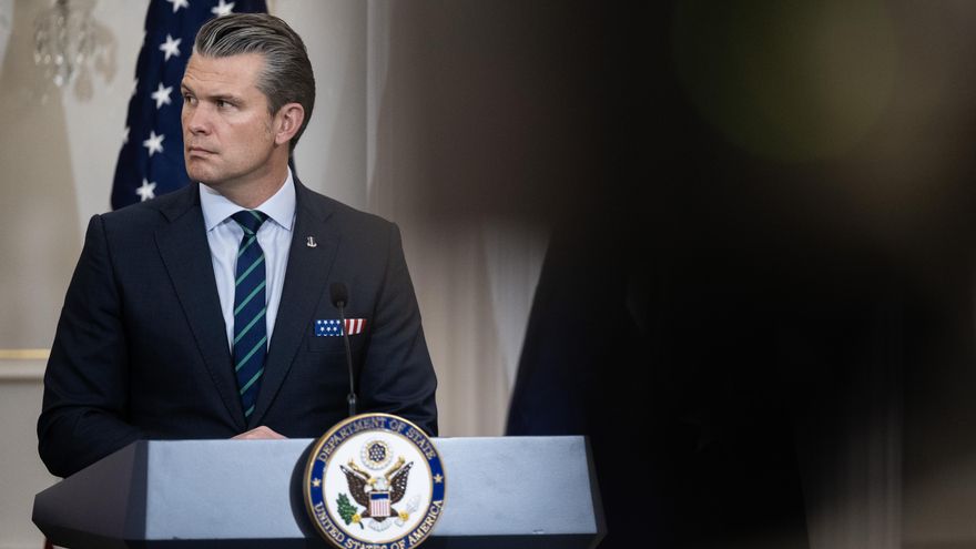 El secretario de Guerra de EE.UU., Pete Hegseth, en una fotografía de archivo. EFE/LUKE JOHNSON