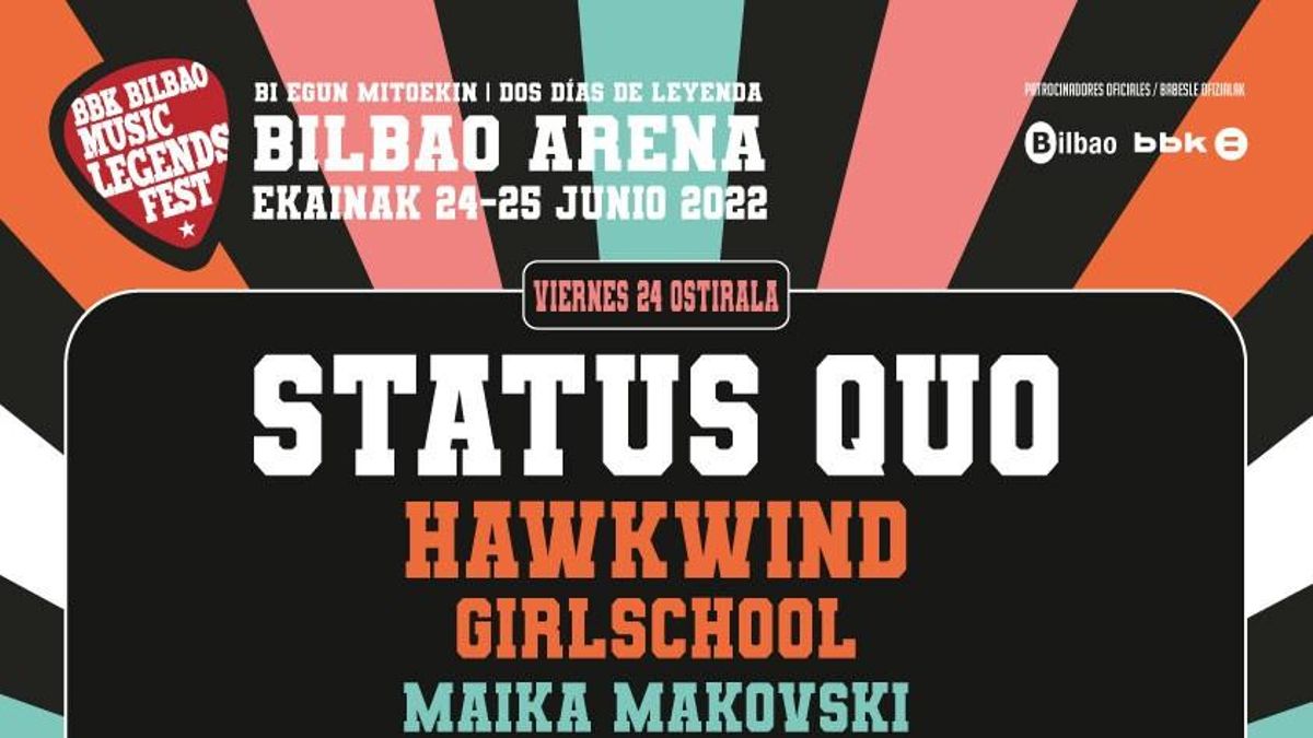 Cartel quinta edición del BBK Music Legends
