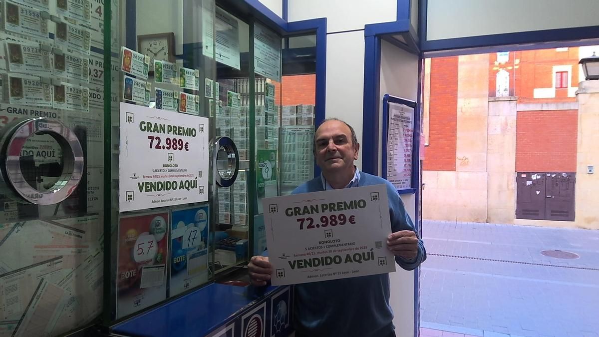 León se lleva parte del segundo premio del sorteo de la Bonoloto