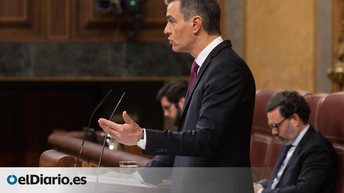 Sánchez acusa al PP y Vox de usar “técnicas trumpistas” para “debilitar ...